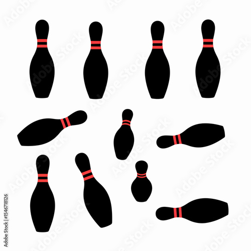 Bowling pins sport recreational activity bowling