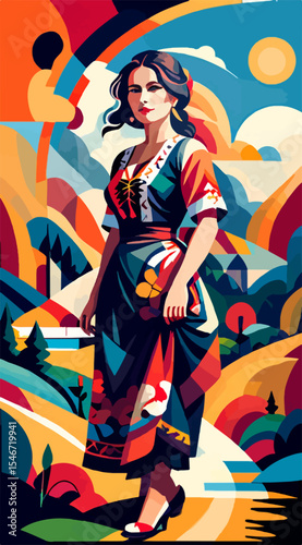 peasant on a path