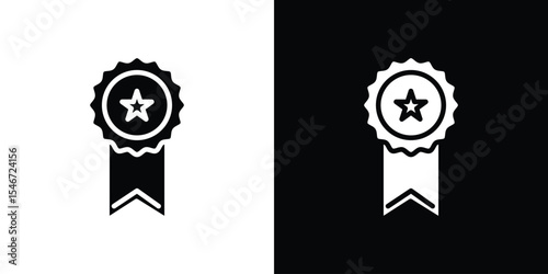 Award icon of a flat style vector