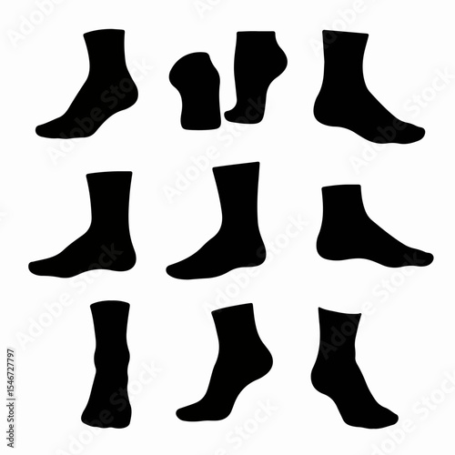 Black socks apparel foot covering garment