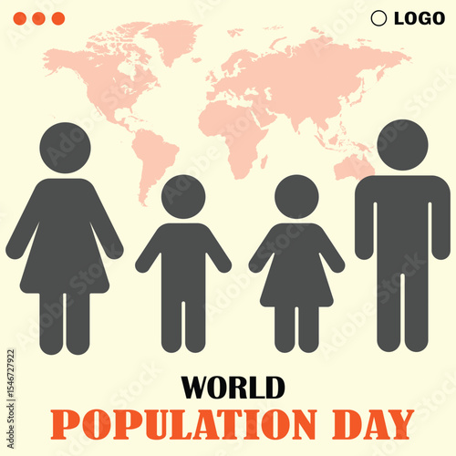 World population day vector illustration