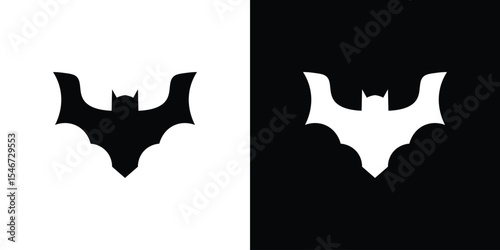 Bat icon of a flat style vector