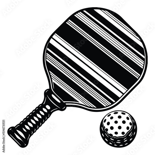 Black and white baseball cap and striped scarf on white background isolated as vector object