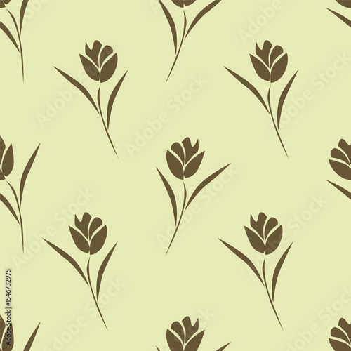 Cute feminine seamless watercolor pattern with little tiny wildflowers, hand drawn
