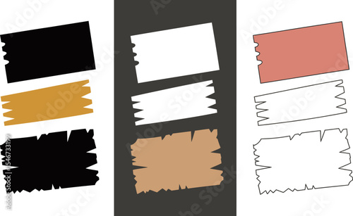 Old paper parchment vector graphic illustration for vintage map or treasure map design element editable stock vector illustration