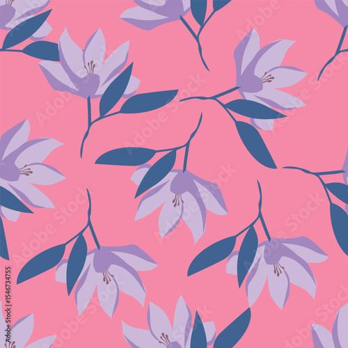 Cute feminine seamless watercolor pattern with little tiny wildflowers, hand drawn