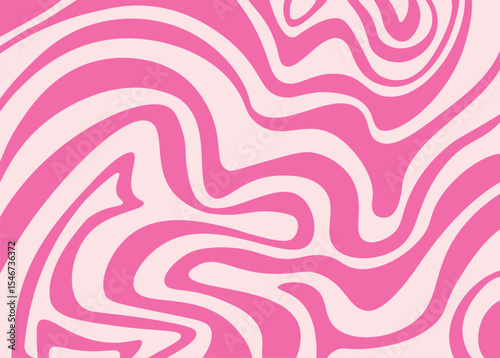 Abstract wave pattern. Abstract background with colorful lines. Pink. Fabric print design.