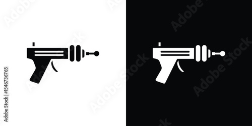 Blaster icon of a flat style vector