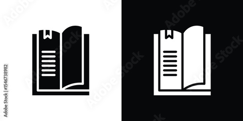 Book copy icon of a flat style vector