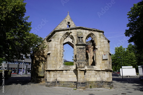 The St. Nicholas Chapel, with its choir from 1325, is considered the oldest surviving building in Hanover, Germany.