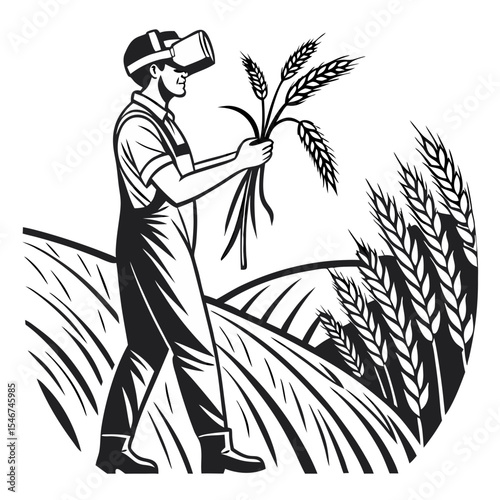 Wheat Farming Illustration Ideas