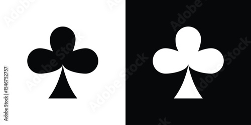 Card-club icon of a flat style vector