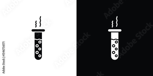Chemistry icon of a flat style vector