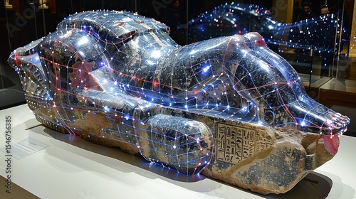 Ancient Egyptian Sphinx Illuminated: A Digital Reconstruction