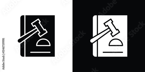 Code of conduct icon of a flat style vector