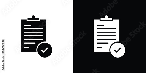 Compliance icon of a flat style vector