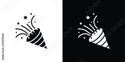 Congratulations icon of a flat style vector