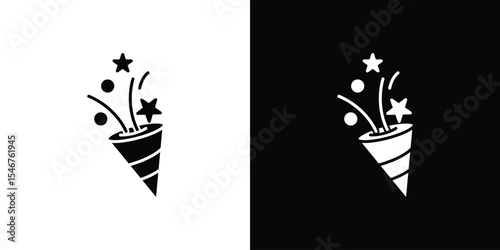 Congratulations icon of a flat style vector