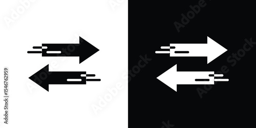 Converter icon of a flat style vector