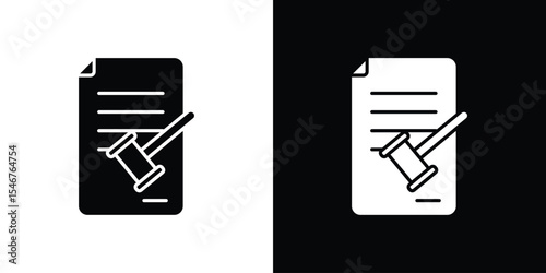 Corporative law icon of a flat style vector
