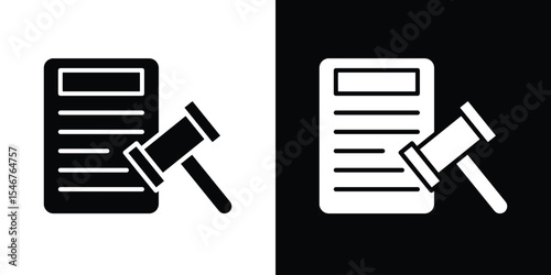 Corporative law icon of a flat style vector
