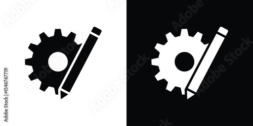 Customize icon of a flat style vector