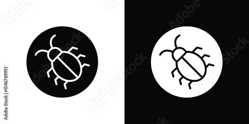 Debug icon of a flat style vector