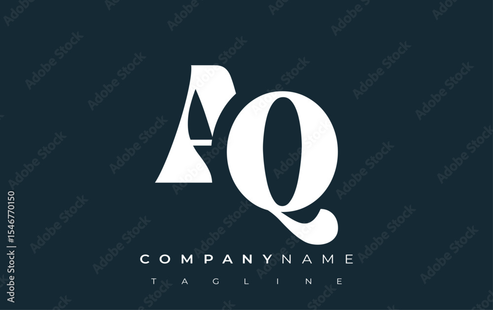 AQ Creative Abstract Typography Logo Design. Elegant logo combining bold typography and creative shapes, ideal for branding and identity solutions. AQ Creative Abstract Typography Logo Design. Elegant logo combining bold typography and creative shapes, ideal for branding and identity solutions.