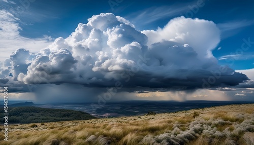 sky timelapse of massive leaden snow or rain clouds