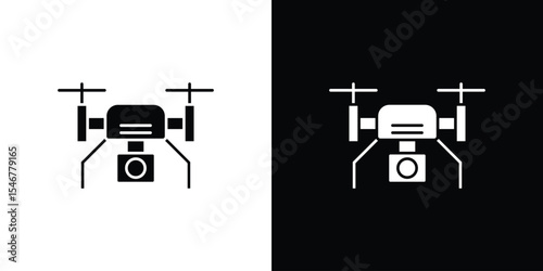Drone icon of a flat style vector