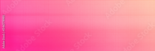 Pink orange polka dots gradient halftone background. Pop art cartoon dot texture with comic graphic design, Horizontal abstract pattern wall for cover digital technology eps 10