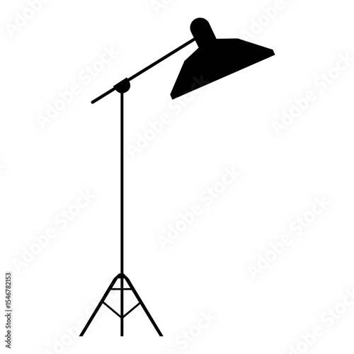 Studio light vector icon. Studio illustration sign. Studio shooting logo. Photoshoot web icons.