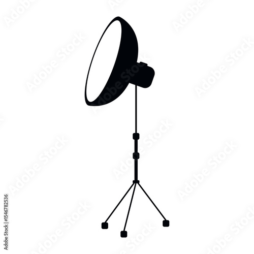 Studio light vector icon. Studio illustration sign. Studio shooting logo. Photoshoot web icons.