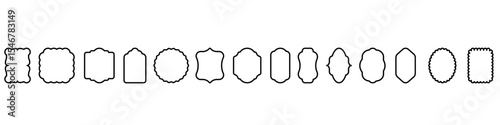 Tag vector icon set. label illustration sign collection. tally symbol.