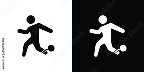 Escape icon of a flat style vector