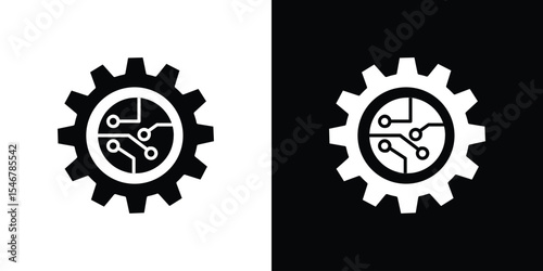 ETL icon of a flat style vector