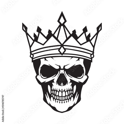 skull with crown
