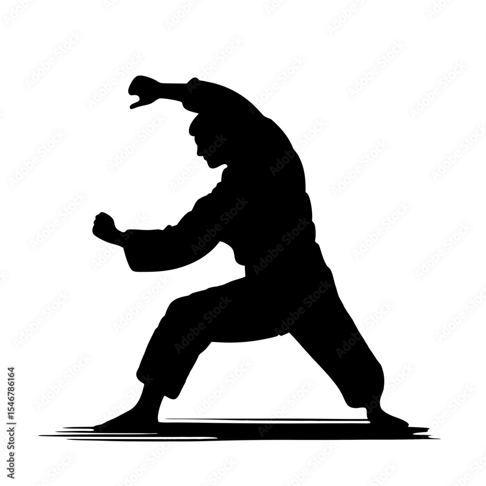 Obraz premium Silhouette of archer aiming with bow and arrow in motion, transparent background 