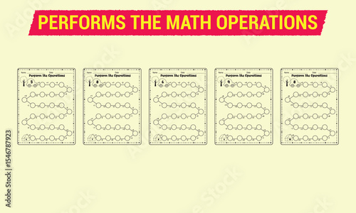 Performs the multiple math operations 4th grade students