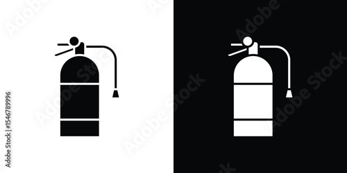 Fire extinguisher icon of a flat style vector