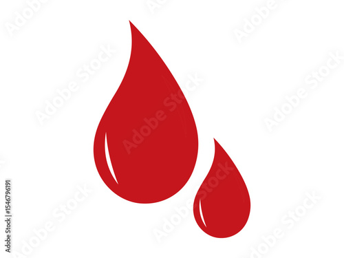 red drop of blood