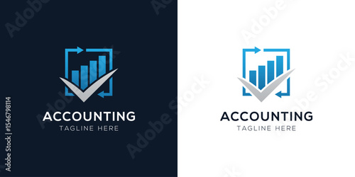 Accounting Logo Design Templates Set | Finance, Tax, Business, and Audit Icon Concepts