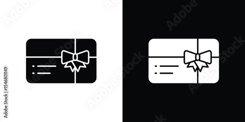 Gift voucher icon of a flat style vector