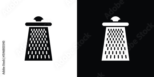 Grater icon of a flat style vector