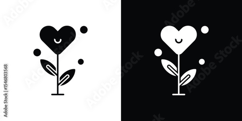 Gratitude icon of a flat style vector