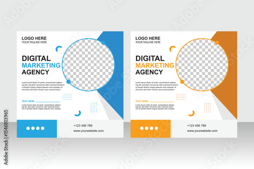 Marketing agency social media post design