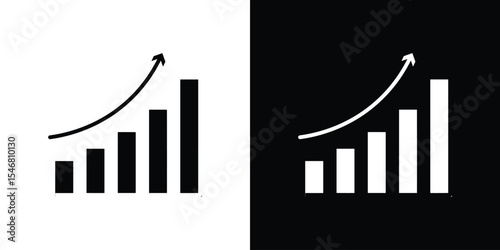 High Sales icon of a flat style vector