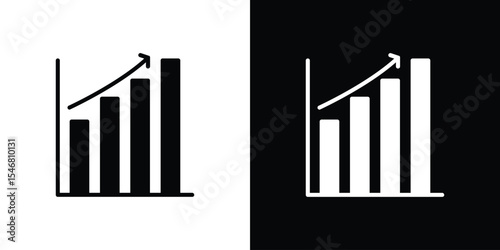 High Sales icon of a flat style vector