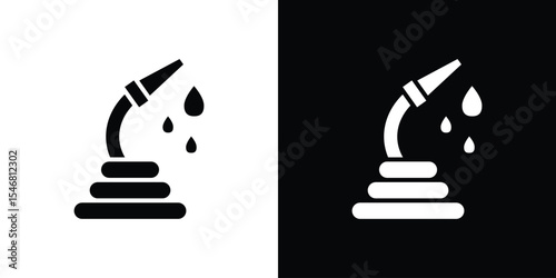 Hose icon of a flat style vector