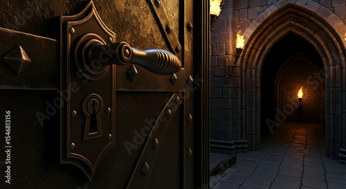 Intriguing Portal Ajar Offering a Glimpse Into the Depths of Time